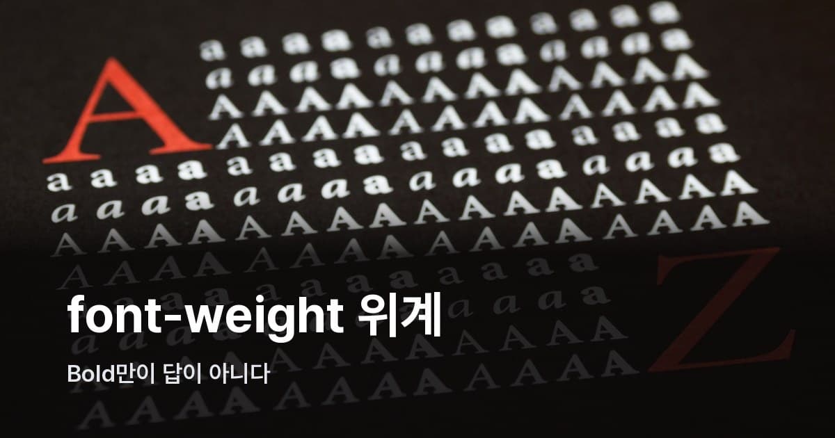 검정 배경에 A부터 Z까지 다양한 스타일의 알파벳 레터링